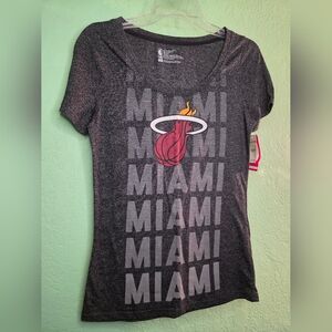 NBA MIAMI HEAT Gray Women's Top